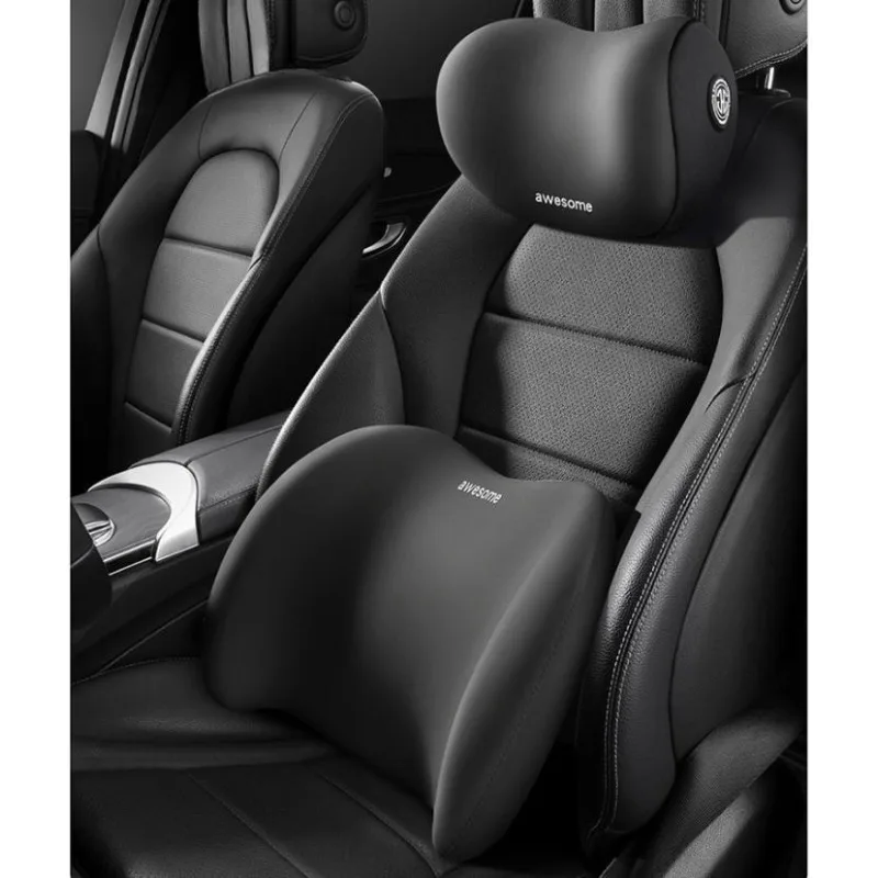 Car Neck Pillow Waist Cushion Driver Seat Backrest Car Cushion Driving Lumbar Support Waist Support Car Headrest/Lumbar Support