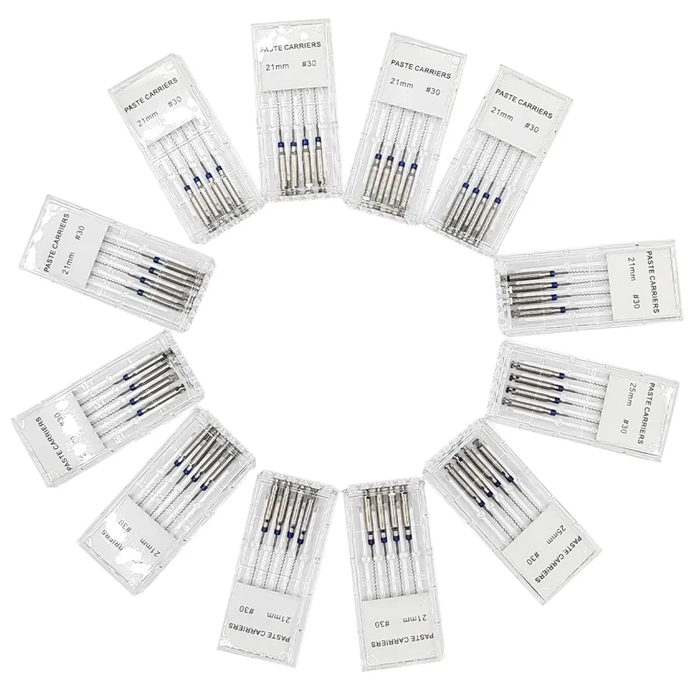 Obrázek 4: 50box AG 21/25mm zubní lentulo pasta dopravci endodontic reamers vrtačka brousky endo souborů zubař materiálů měřici zařízení