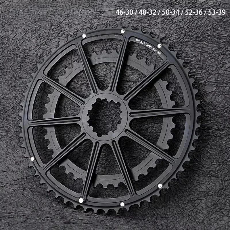 22/20 Speed Double Chainring 50-34T 52-36T 53-39T Direct Mount Chainwheel for 20/22 Speed Road Bike Crank