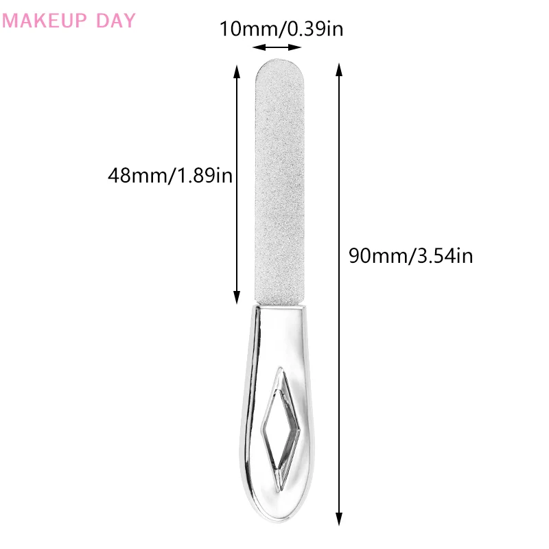 Double Sided Nail Files Stainless Steel Manicure Pedicure Grooming For Professional Finger Toe Nail Care Tools Accessories