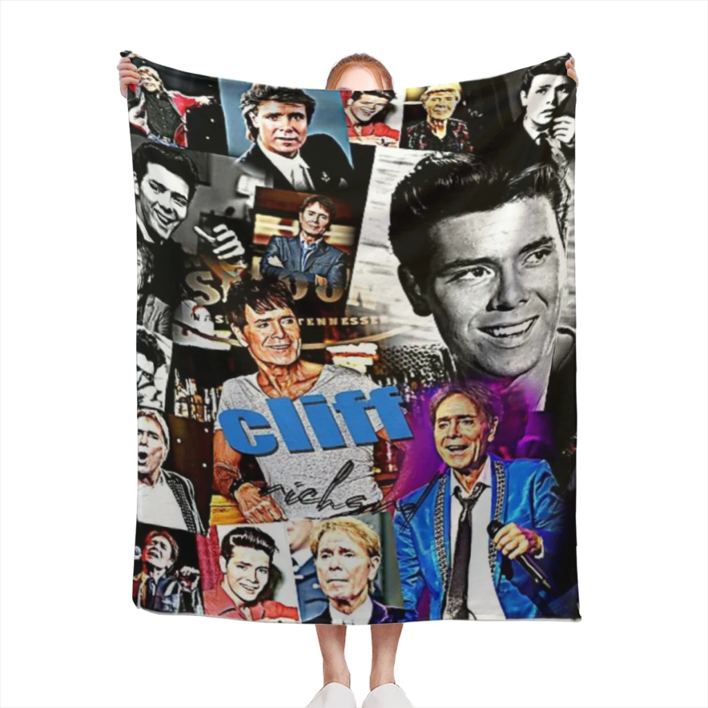 

cliff richard blankets Warm Flange blankets Soft and comfortable blanket picnic blanket