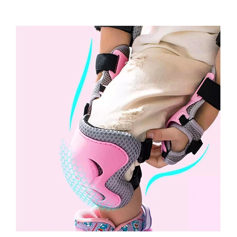 1-częściowy zestaw kasków rowerowych dla dzieci z regulowanymi nakolannikami i nałokietnikami do deskorolki dla dziewczynek i chłopców w wieku 3-10 lat