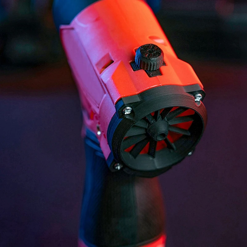 For Milwaukee M12 Turbojet Fan 140000 RPM Brushless Motor High Speed Fan Powerful Blower Outdoor Dust Blowing Tool