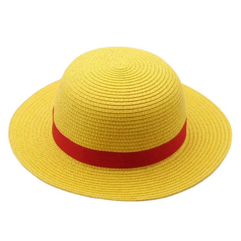 

Anime One Piece Monkey D Luffy Straw Hats Cosplay Cap for Men Women Kids Shanks Pirates Caps Hats Toys for Children Adult Gifts