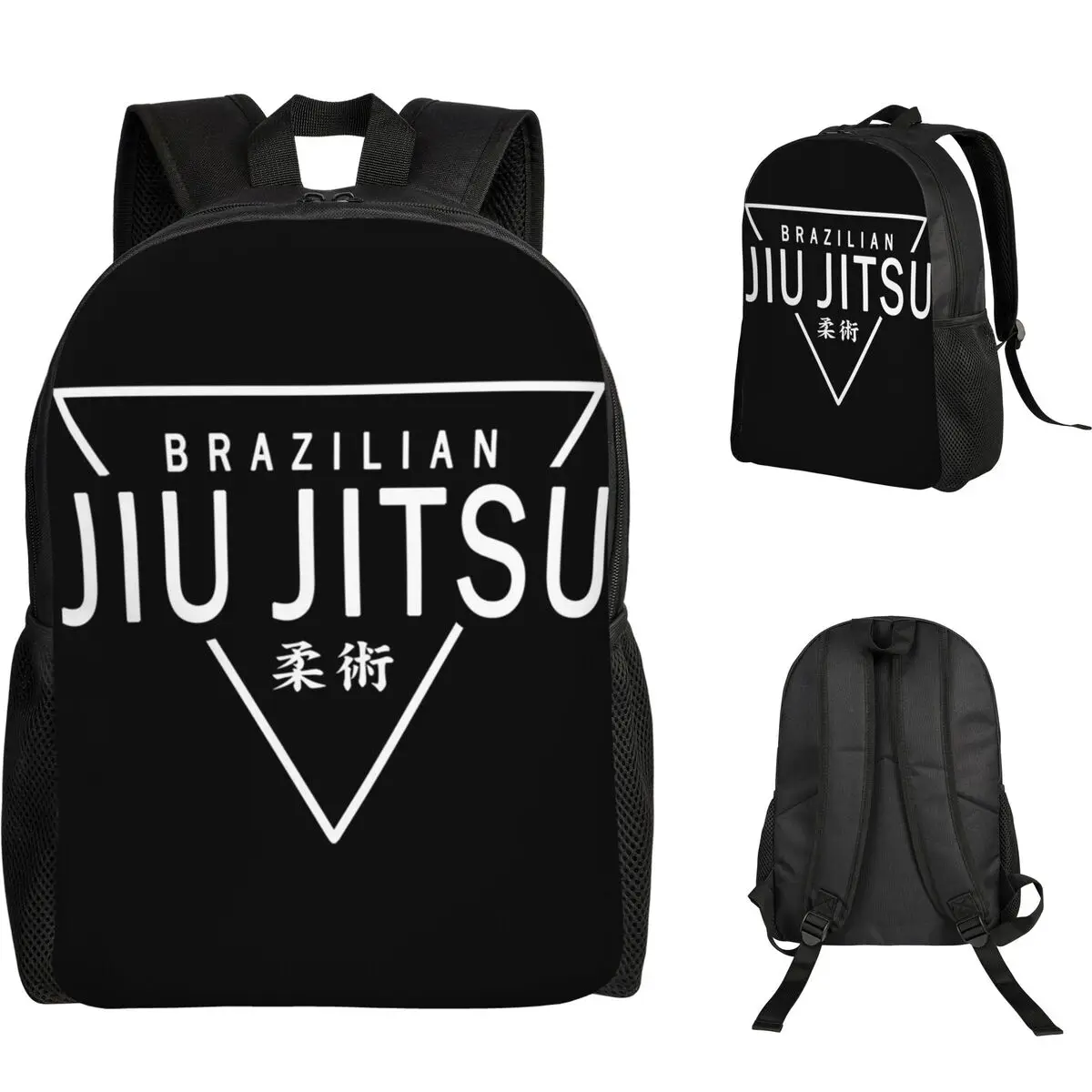 

JIU JITSU - BRAZILIAN JIU JITSU Student Backpack School Bag Hiking Travel Daypack for Men Women Fashion Bookbag Shoulder Bags