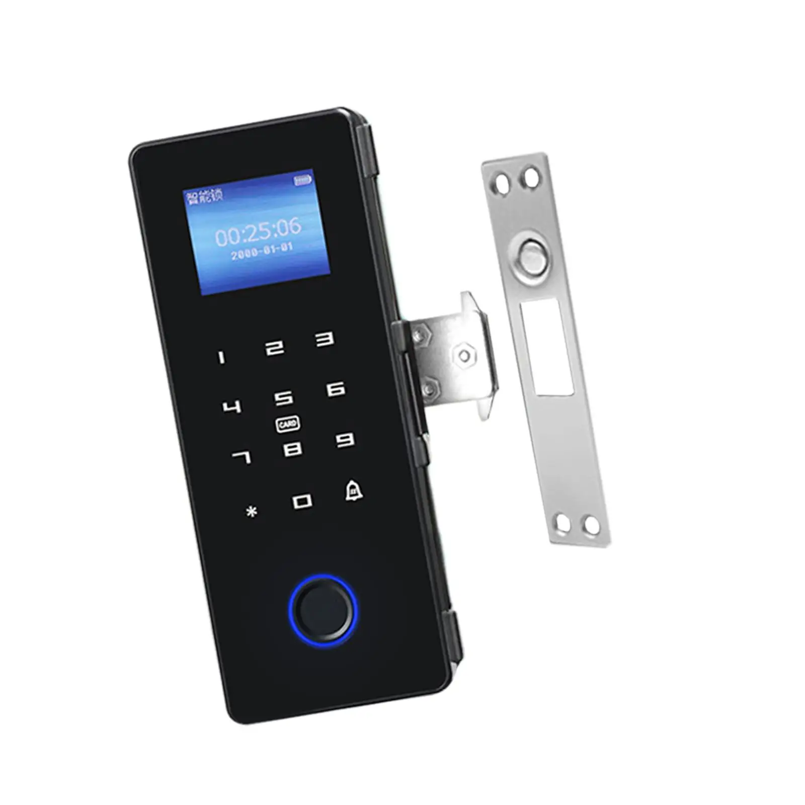 

Умный замок с отпечатком пальца, интеллектуальный стеклянный дверной замок для двери