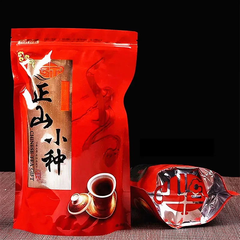 

250g/500g Chinese Longan Souchong Tea Set Zipper Bags Wuyi ZhengShan XiaoZhong Black Oolong Tea Recyclable Sealing Packing Bag