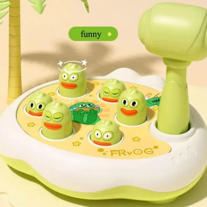 Ente Frosch Schwein Baby Spielzeug Montessori Lernspiel Lern puzzle Geschenk für 12 24 Monate Kleinkind Junge/Mädchen mit Hammer