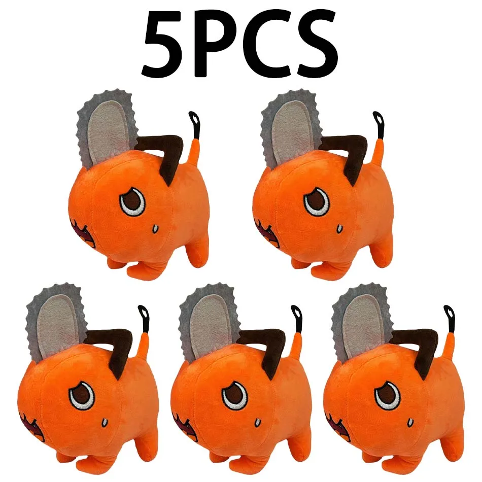 Wysokiej jakości 25-centymetrowy pluszowy Pochita z pilarką, urocze pluszowe lalki z pilarką, miękkie zabawki z kreskówek anime, poduszki, prezenty świąteczne.