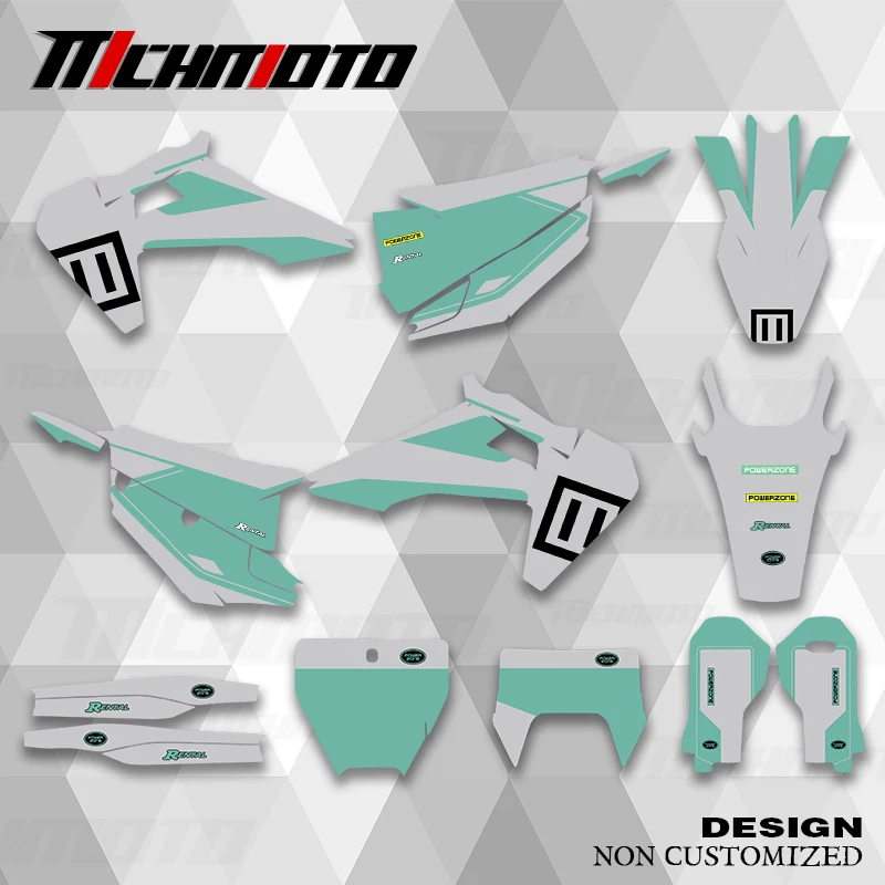 

MCHMFG New Style Graphics Decals Stickers Kit For Husqvarna TE FE 2020 2021 2022 TC FC TX FX FS 125 250 450 2019 2020 2021