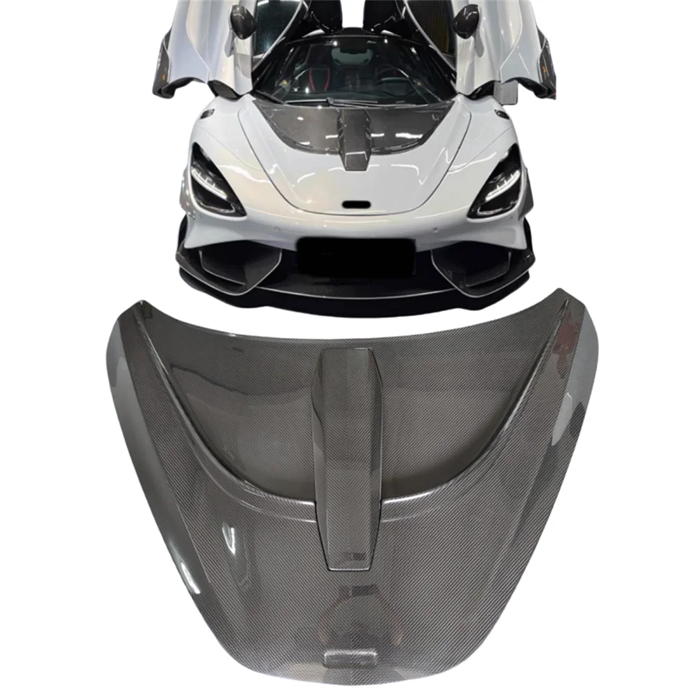 

Используется для обновленного корпуса McLaren 720S, комплект кузова капота двигателя из сухого углеродного волокна N-образного типа