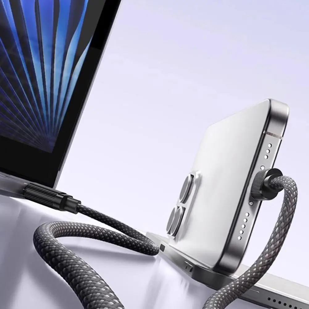 For Samsung Xiaomi 120W Rapid Charge Cable 1.2M Braided USB Type C Data Cord High Speed Power Delivery Sync Charger Wire