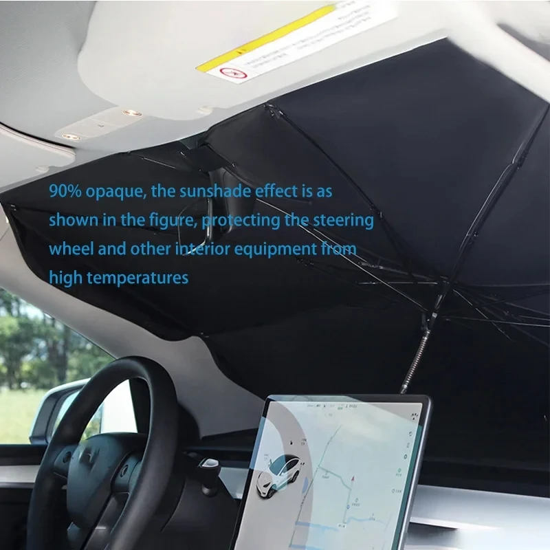 Guarda-sol para carro, protetor solar para automóveis, cortina de proteção para o interior do carro contra o sol no verão.