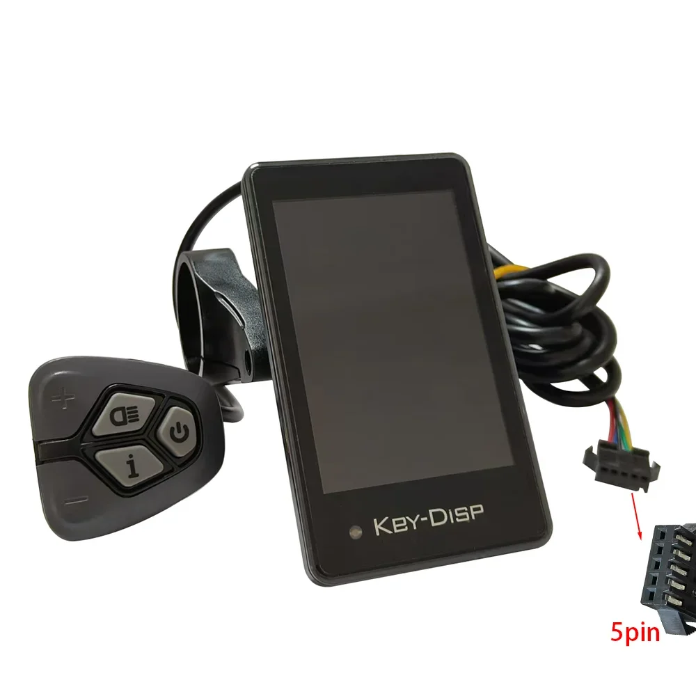 

Nulkomma KD718 E-Bike LCD Color Display Screen Speed Control Panel USB Interface for 36V 48V 52V Electric Mountain Bike MTB 5Hol