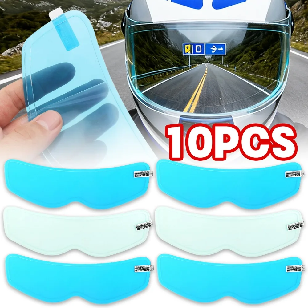 

Clear Helmet Lens Film Anti-Fog Rainproof Universal Motorcycle Helmets Visor Insert Patch Sticker Weather Protection Accessories