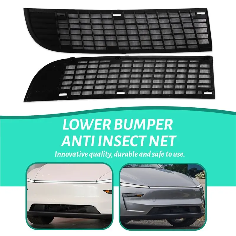 NEW HOT In Stock-For Tesla Model Y 2025-2026 Juniper Lower Bumper Anti-Insect Net Air Conditioning Inlet Intake Mesh Debris Filt