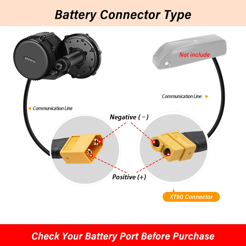 Bafang Mid Drive Motor Kit CAN BUS No Battery BBS02B 48V 750W 500W 350W 250W 500W 36V 250W Electric Bicycle EBike Conversion Kit image 6