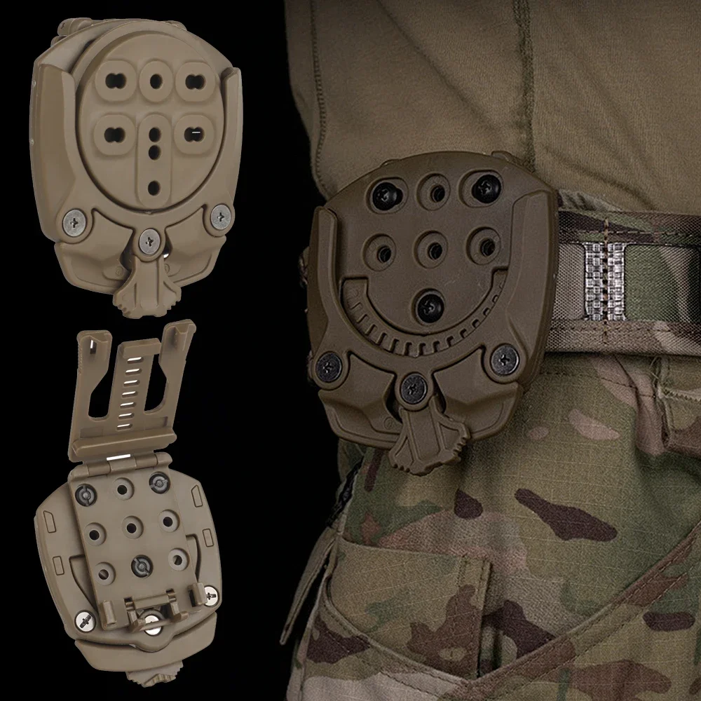 Tactical Belt Clip Holster Adapter Quick Connect Mounting System for Holster,MOLLE Belt Holster Platform Hunting Accessories