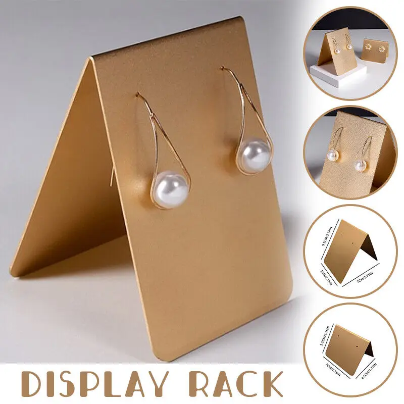 

1pc Stud Dangle Earrings Display Rack T Bar Stand Jewelry Hanger Organizer Holder Eardrop Freestanding Shelf Jeweiry Display