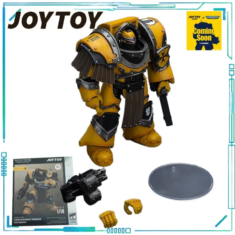 JOYTOY オリジナル JOYTOY X ウォーハンマー 40K シリーズ皇帝拳/黒大聖堂 HH 帝国拳アイアンライダーターミネーターモデルおもちゃギフト