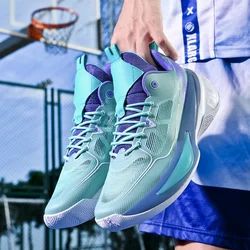 High-quality Men's Basketball Shoes Women Original Basketball Sneakers Men Outdoor Rubber Anti Slip Sports Training Shoes Male