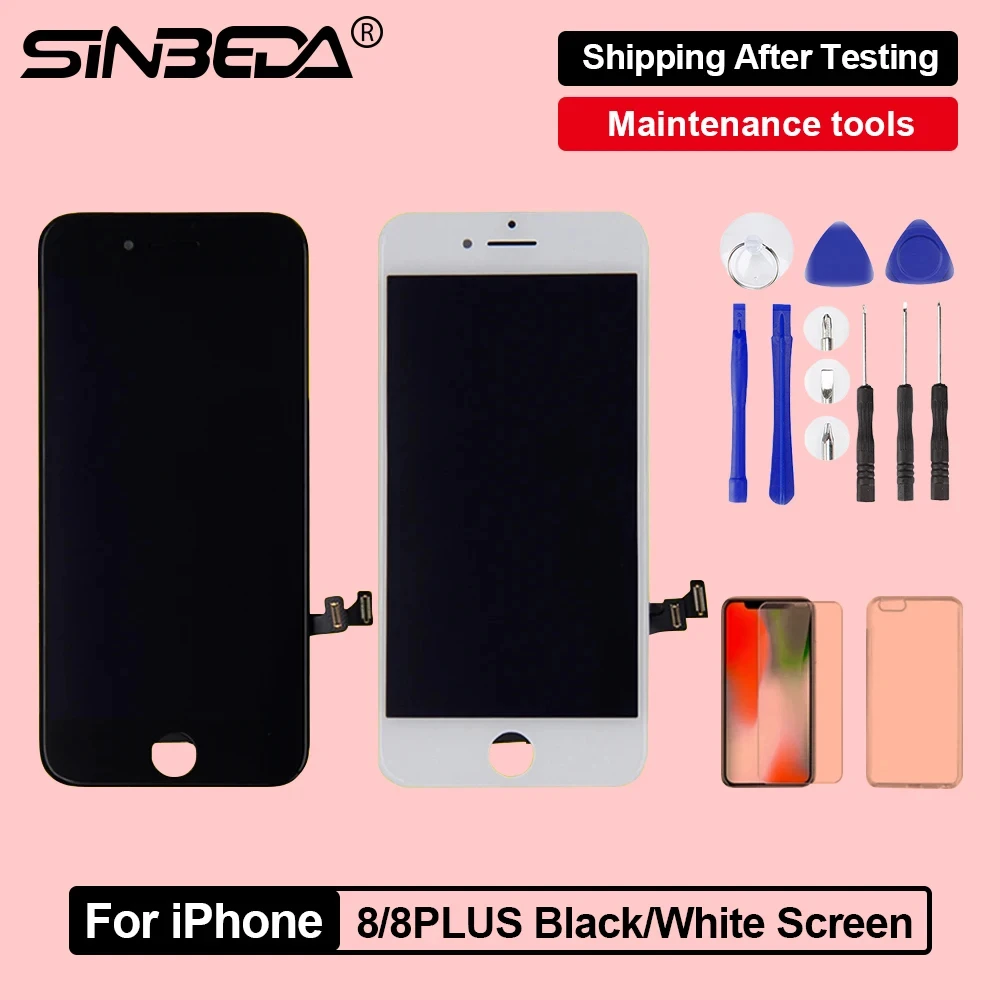 AAAAA Grade For iPhone 8 Plus LCD Display Perfect 3D Touch Screen Digitizer Assembly For iPhone 8Plus A1864 A1897 A1898 Pantalla