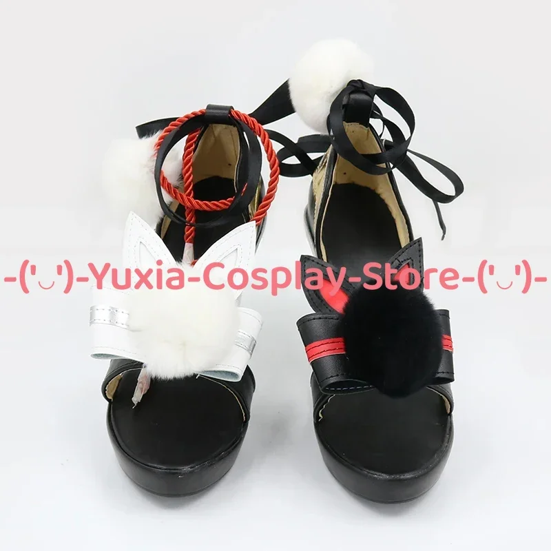 Yuxiacosplay! Honkai Impact 3rd Li Sushang Buty do Cosplayu Replika Postaci z Gry Skórzane Botki PU na Halloween Karnawał Imprezę Kostium
