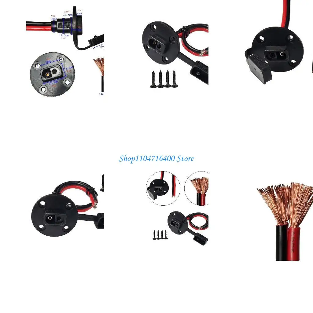 

y1gd SAE Extension Cable Power Tractor Quick Disconnect Wire Harness Connector 12 AWG