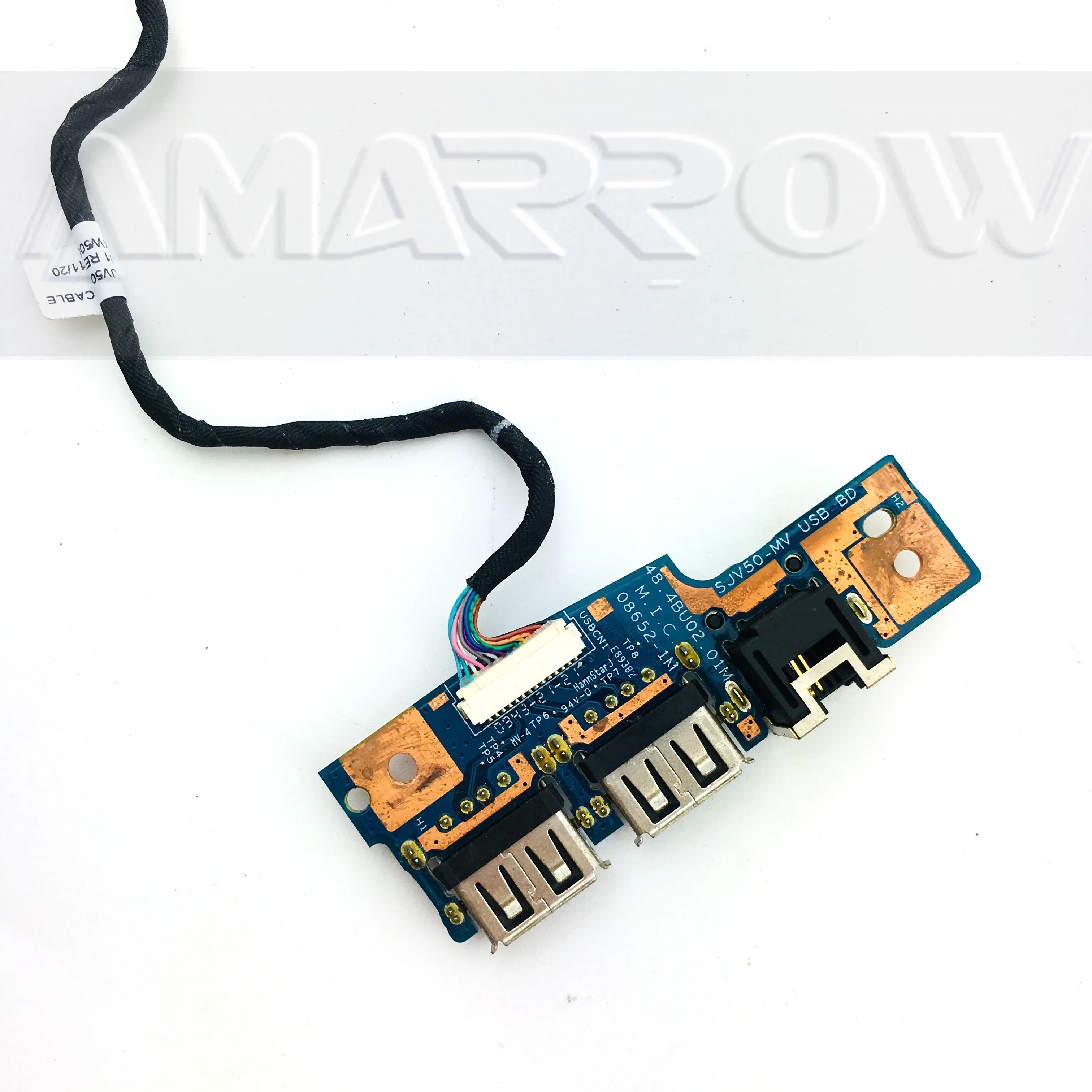 Original for acer for Gatewa NV52 NV53 USB Modem Jack Board USB board 48.4BU02.01M