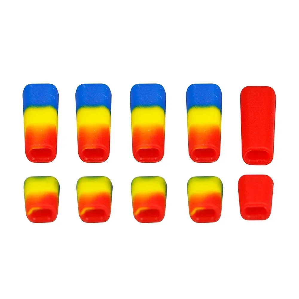 10 個 LDARC ノンスリップリモートコントロールスイッチ保護スリーブシリコンカバー Flysky JR FUTABA Frsky RadioLink RC FPV トランスミッター