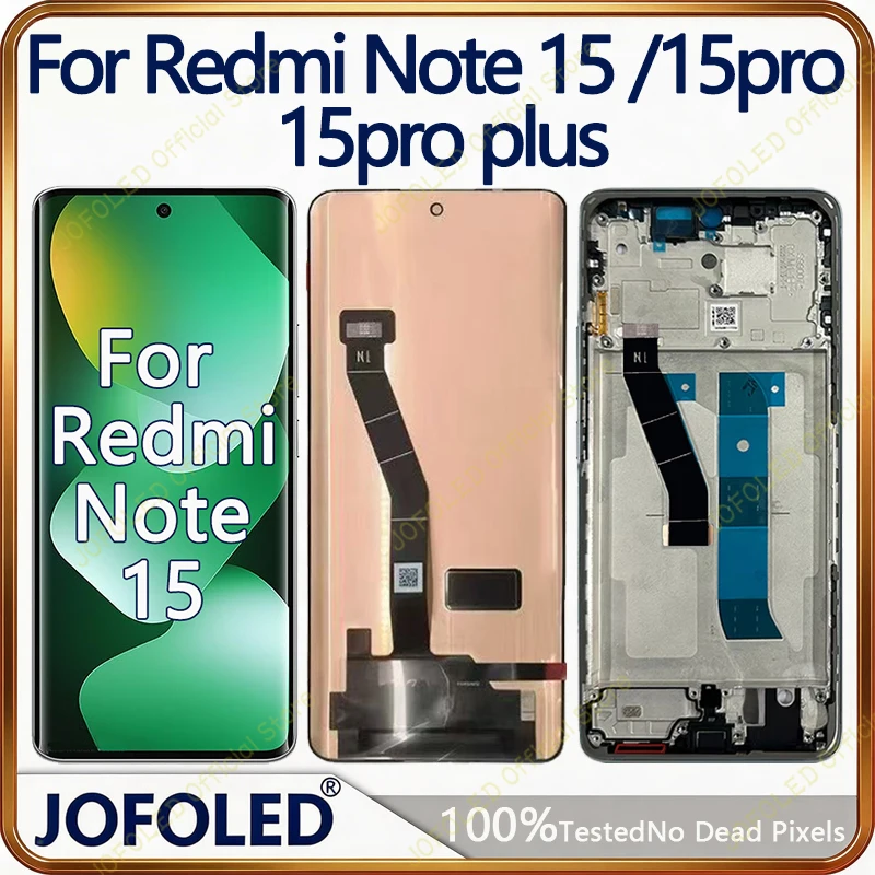 Original 6.77” Touch Screen Display Digital Panel Assembly for Xiaomi Redmi Note 15 4G 5G - Screen Repair And Replacement Part