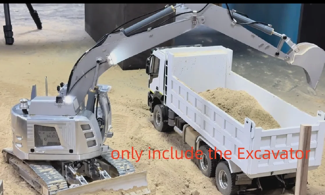 MD 926 RC掘削機トラックトラック ST8 ラジコン建設車両 4CHバルブ ライトサウンド バッテリーモデルおもちゃ ドーザーブレード付き