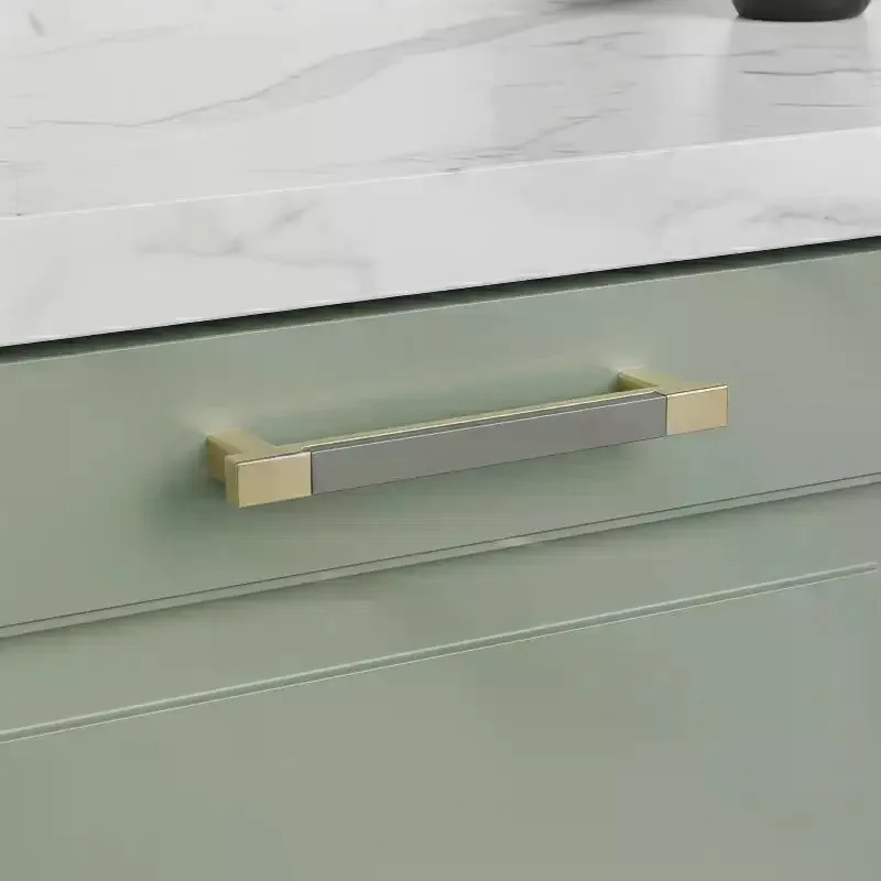1Pcs Kitchen Parts Single Hole Knob Dual Color Spliced Wardrobe Cabinet Handles Storage Door Pull For Drawer Furniture Hardware