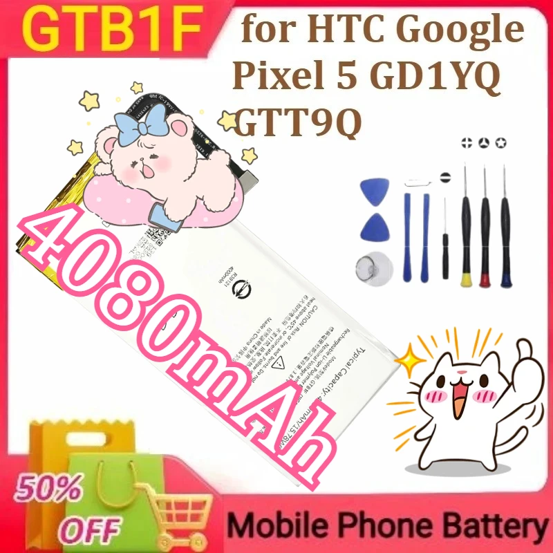 gtb1f-battery-for-htc-google-pixel-5-gd1yq-gtt9q-mobile-phone-batteries-4080mah-tools