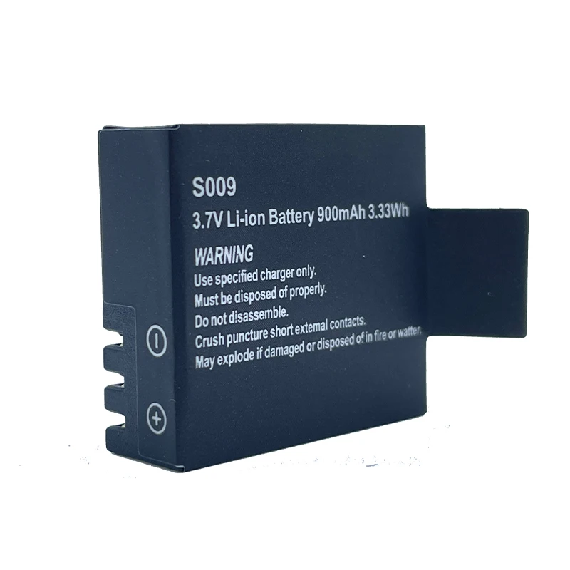 Rechargeable 3.7V 900mAh Li-ion Battery for Eken H9 SJ4000 SJ5000 SJ6000 SJ7000 SJ8000 WiFi M10 SJ5000x Sports Action Camera DV