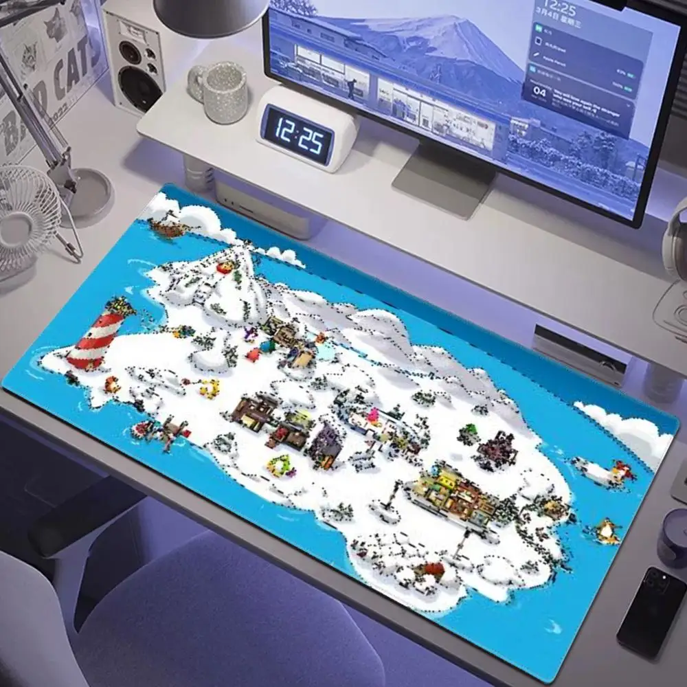 Club Penguin Mouse Pads Mouse Pad Desk Mouse Pad Cute HD Desk Pad Extended Gaming Keyboard Mats Large XXL Gamer Mousepad 90x40