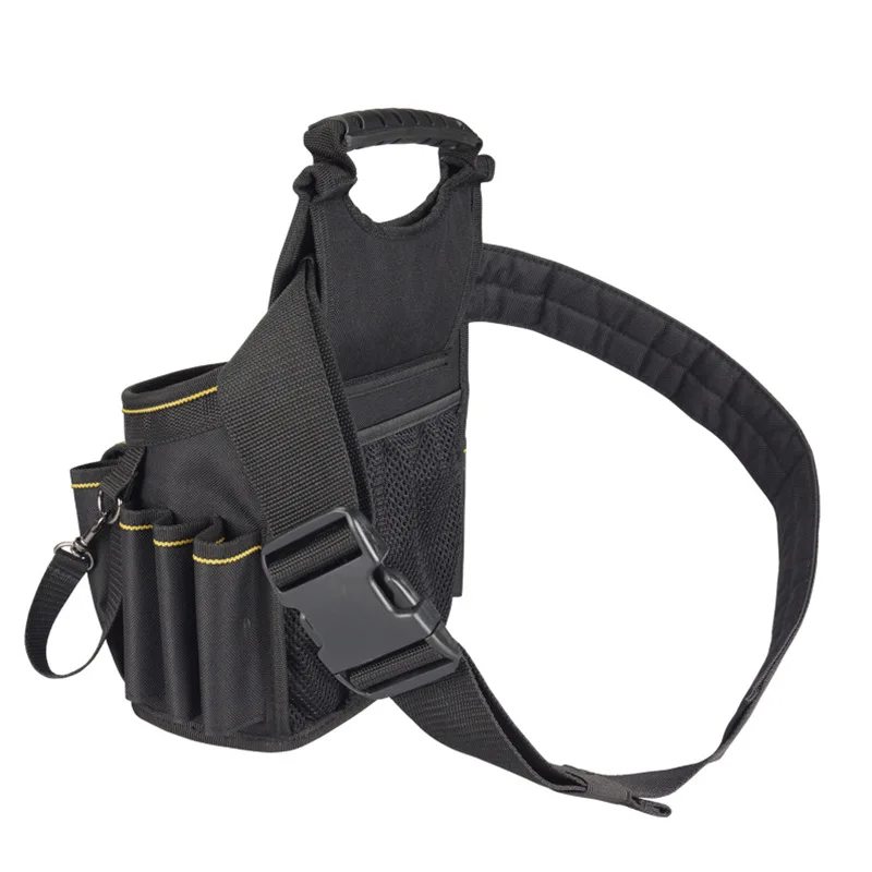 Thickened Canvas Portable Hardware Tool Bag Electrician Fanny Pack, Tool Kit Multifunctional Oxford Cloth Repair Kit