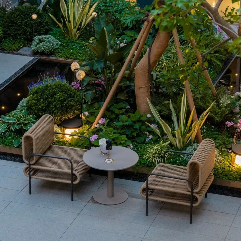 

Nordic Rattan Garden Furniture SetsMinimalist Garden Furniture Sets Armchair Outdoor Giardino Arredo Garden Furniture Outdoor