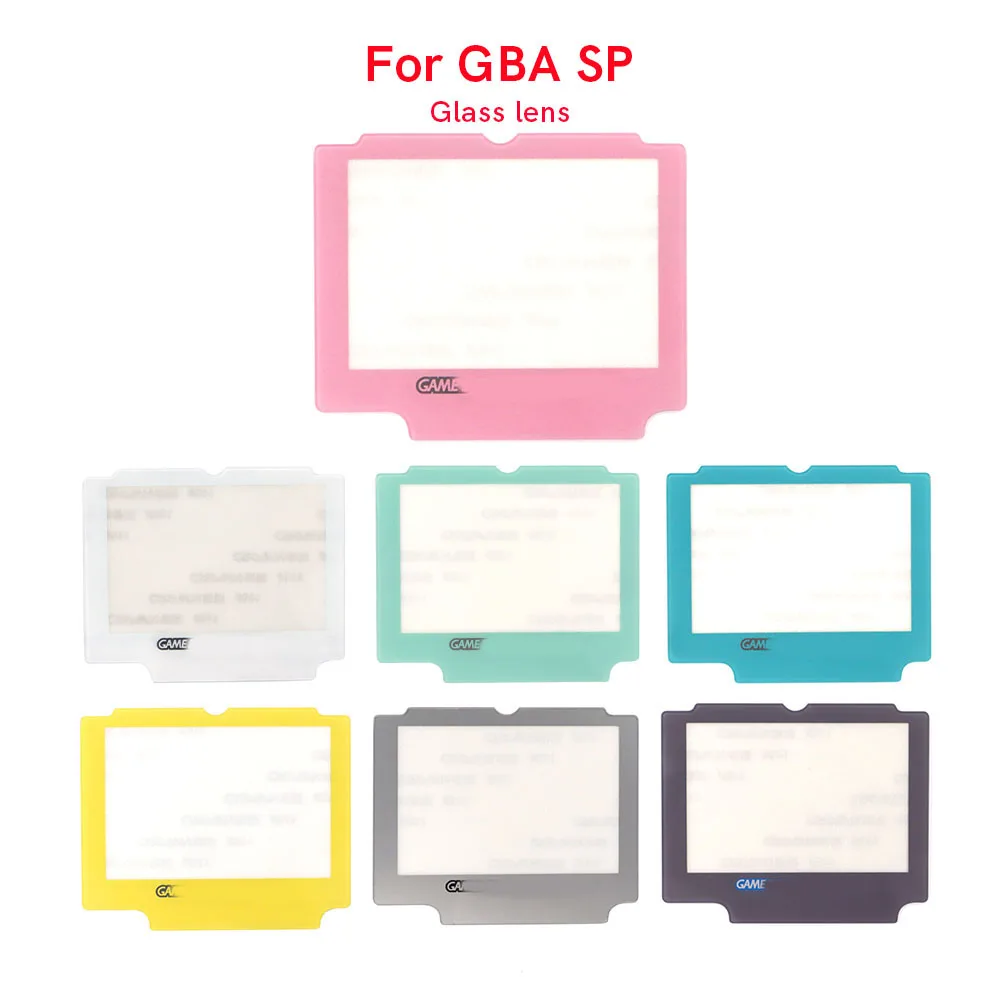 Glass Protection Panel Screen Lens Protector For Game Boy Advance SP For GBA SP-Color Optional