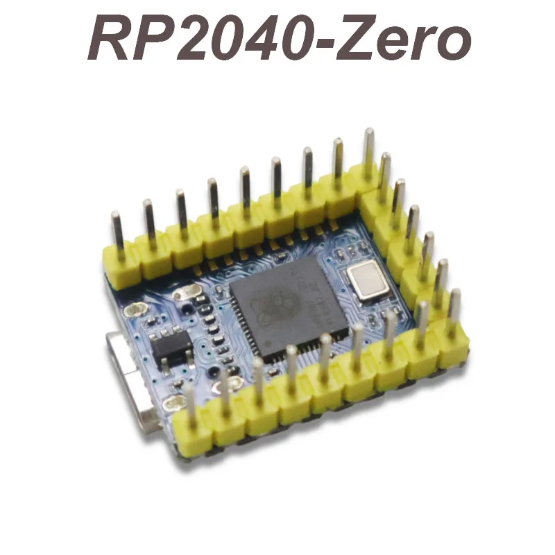 1/5PCS RP2040-Zero Development Board Dual-Core Microcontroller 2MB Flash SMD Stamp-Hole Package Compatible with PICO Projects
