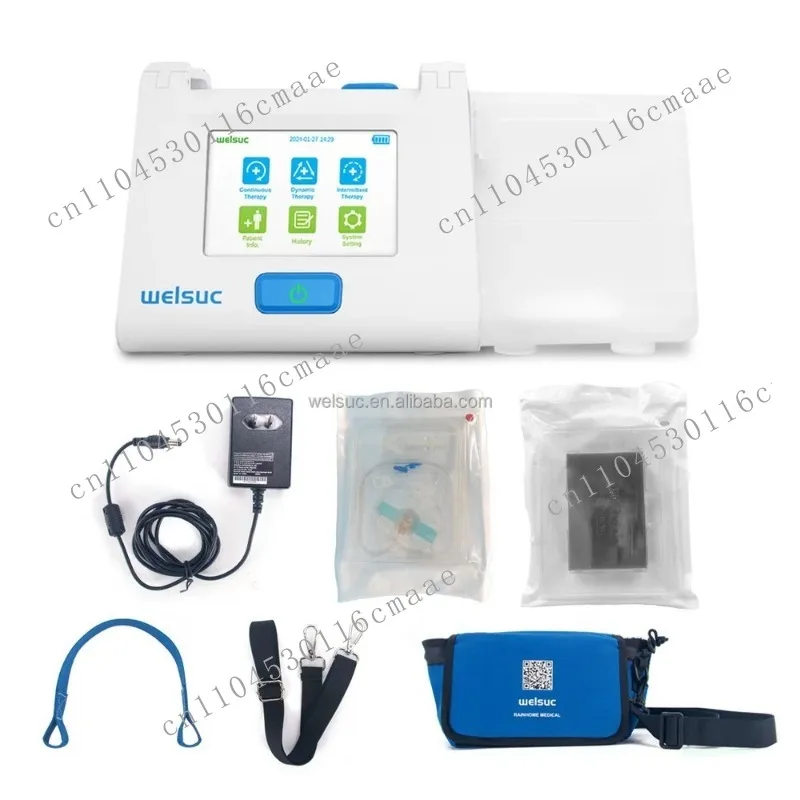 NPWT Negative Pressure Wound Therapy System Vacuum Suction Pump Unit with Sponge Dressing Kit for Wound Healing Care