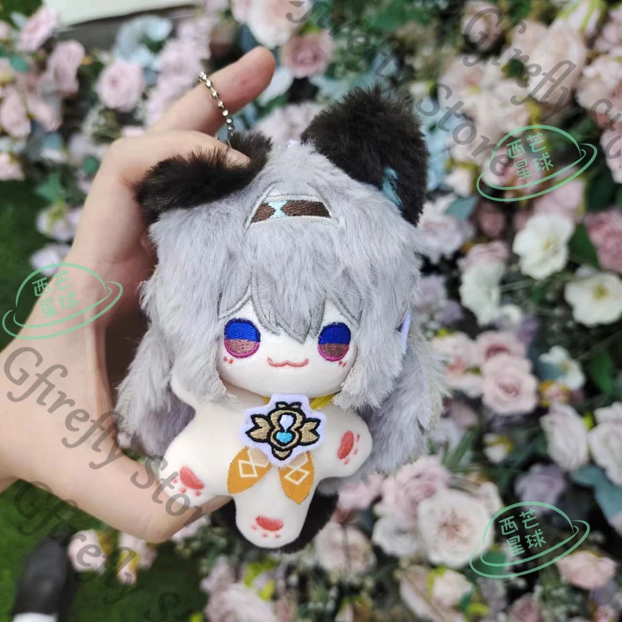 

Firefly 10cm Starfish Pendant Honkai: Star Rail Cosplay Moppet Puppet Pendants Adorable Kawaii Bags Charm Hanging Ornaments