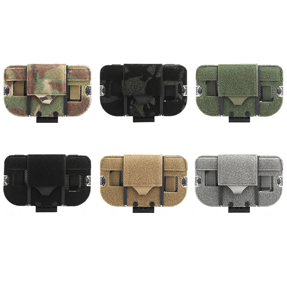 

Outdoor Sports Lightweight Foldable Phone Pouch Magic Tape Opening and Closing Elastic Adjustment Adapt to MOLLE System