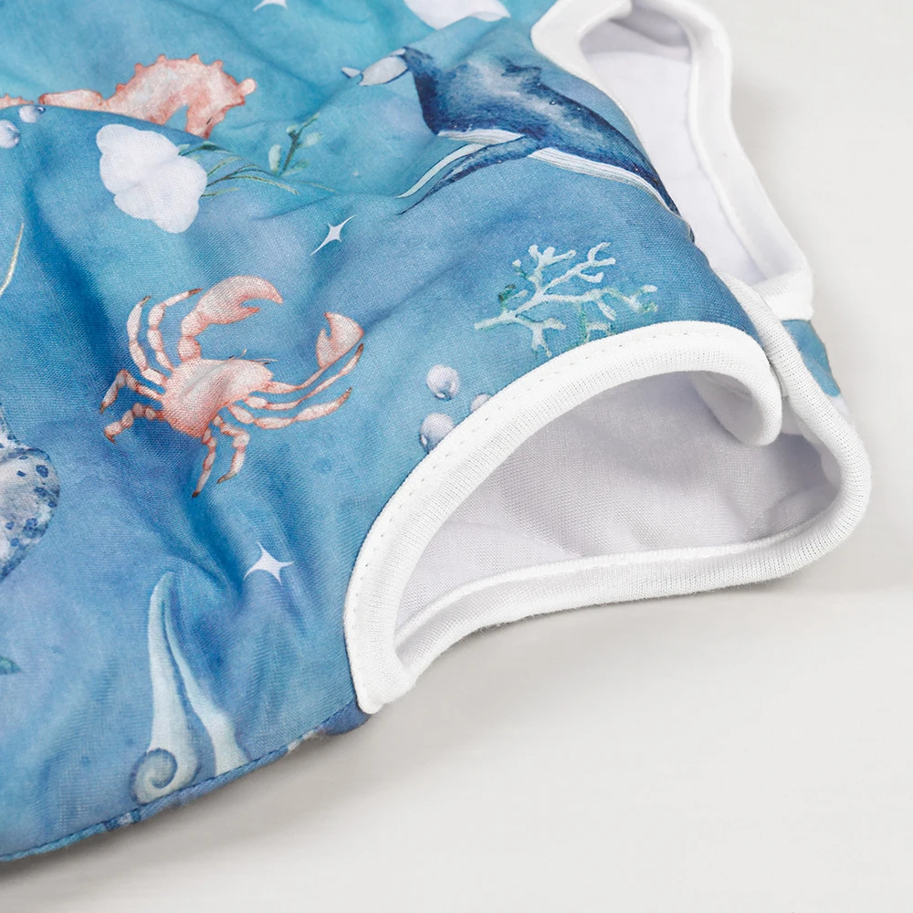 HappyFlute New 3Rozmiar 10-20 ℃   Miękka tkanina poliestrowa Unisex bez rękawów z zamkiem błyskawicznym zapobiegającym kopaniu Ciepły śpiworek dziecięcy z kamizelką — zdjęcie 4