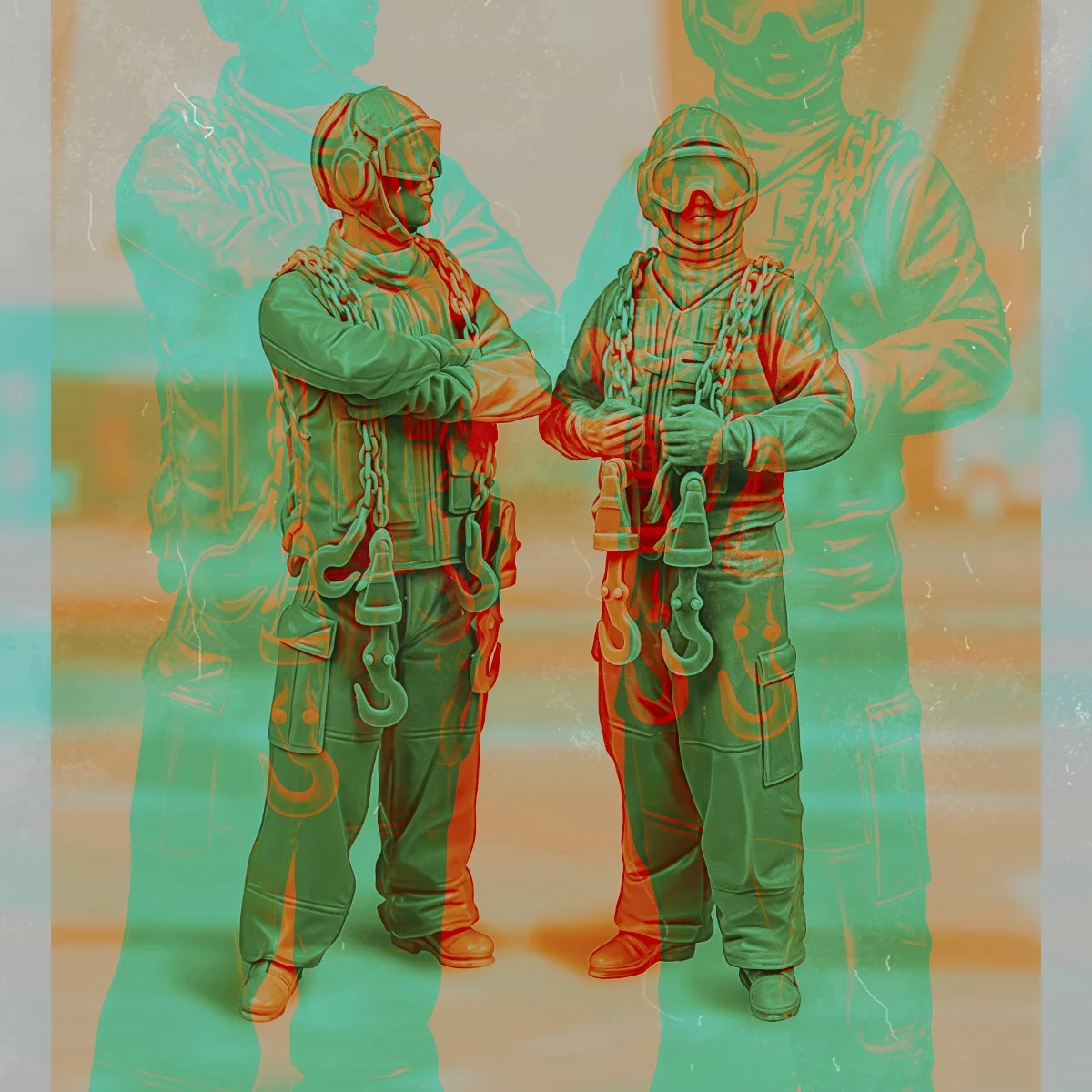 

Набор неокрашенных моделей из смолы в масштабе 1/32, военная тематика, несобранный и неокрашенный GK для персонала палубы авианосца США.