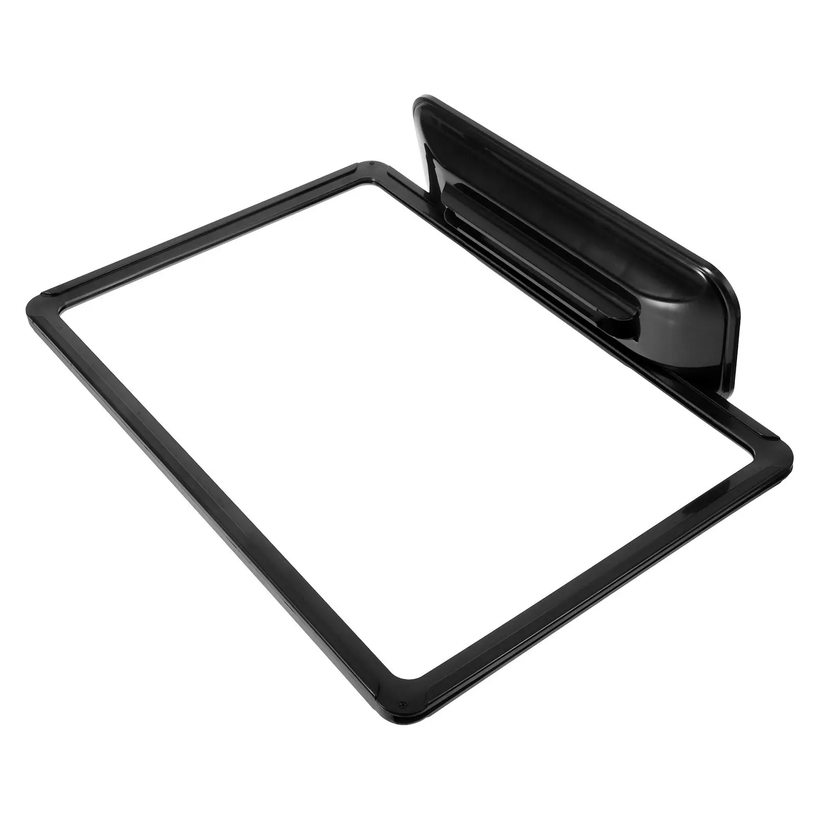 

A4 Transparent Double Sided Plastic Menu Display Stand Adjustable Base for Restaurant Table Sign Holder Business Card Poster