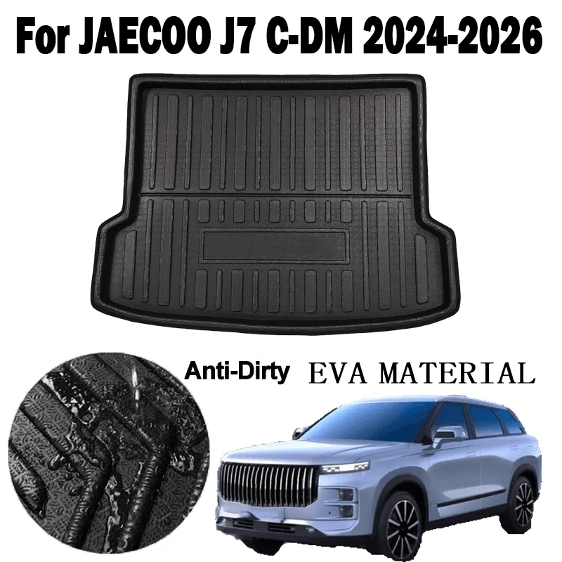 Tappetino per bagagliaio per Jaecoo J7 CD-M (PHEV) e Tansuo 06 CD-M (PHEV) 2024-2026 - Accessori auto, tappetini posteriori per bagagliaio