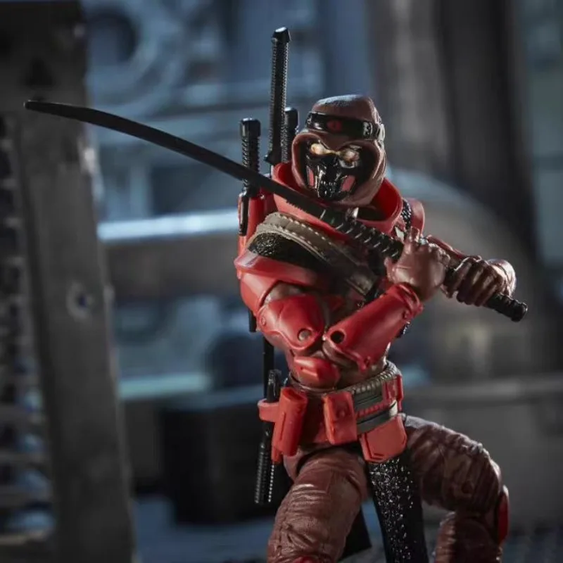 هاسبرو جي آي الأصلي مجموعة نماذج ألعاب شخصيات الرسوم المتحركة النينجا الحمراء من سلسلة جو كلاسيفيد