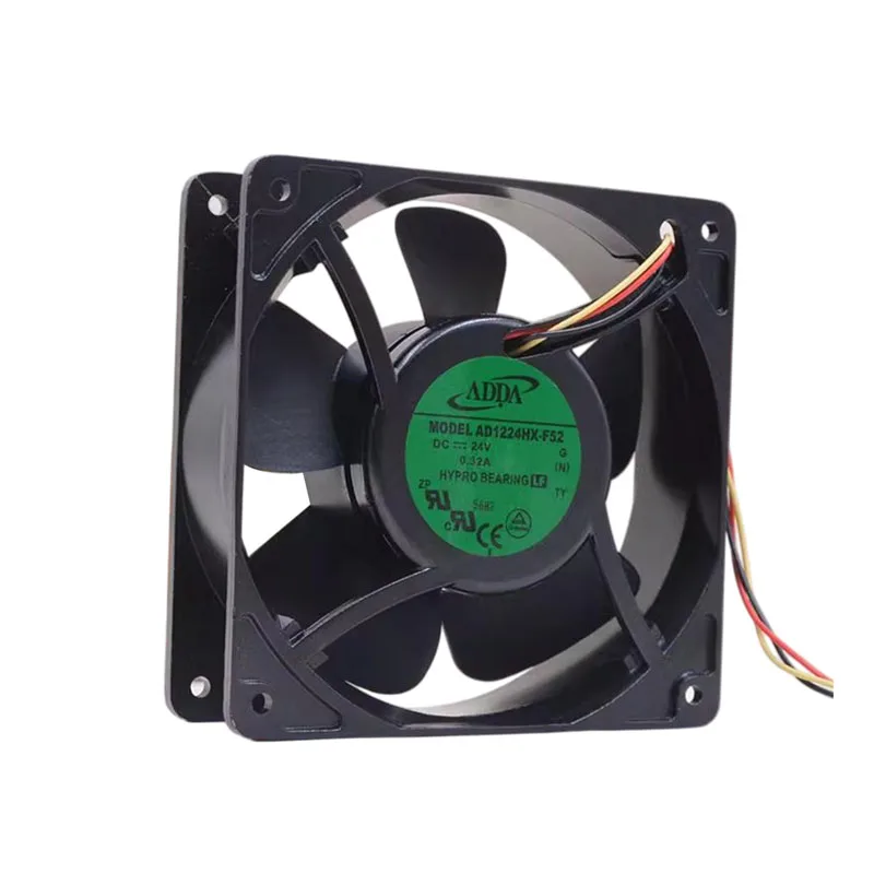 NEW ORIGINAL AD1224HX-F52 24V 0.32A 12038 120*120*38mm 12cm COOLING FAN RADIATOR