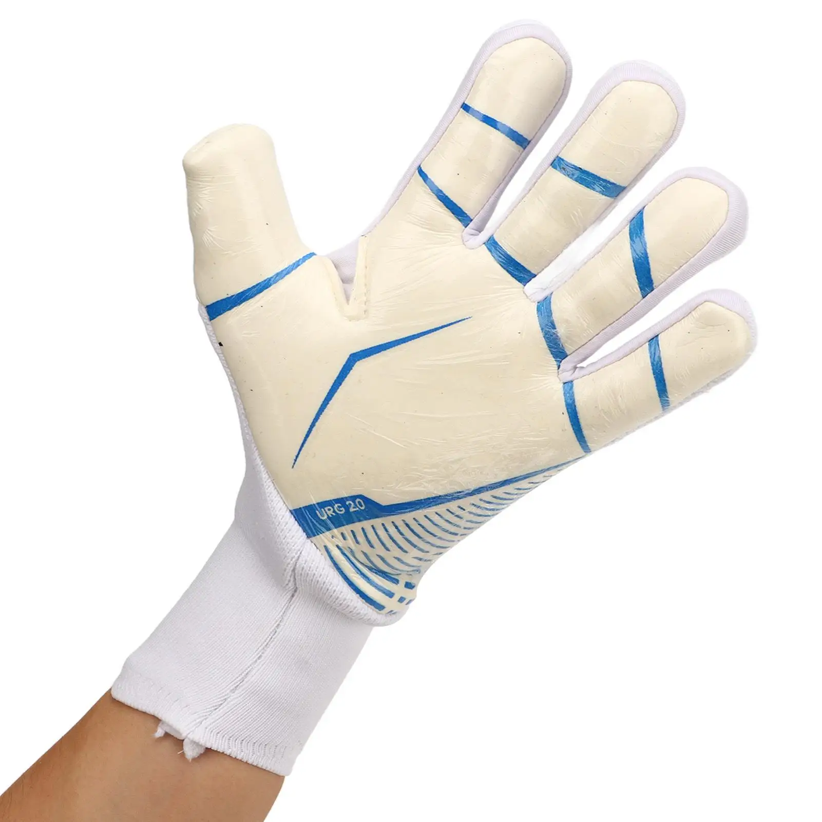 Guantes de portero de fútbol Premium con agarre fuerte, transpirables, cómodos, protección de dedos para entrenamiento